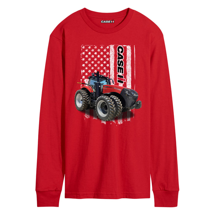 Case IH Flag Mens Long Sleeve Tee