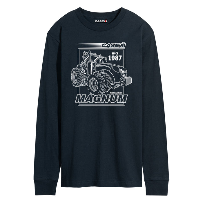 Case IH Magnum White Mens Long Sleeve Tee