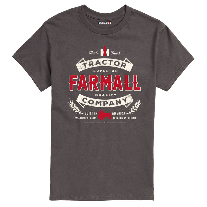Farmall Tractor Company Badge Mens Short Sleeve Tee