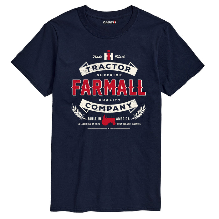 Farmall Tractor Company Badge Mens Short Sleeve Tee