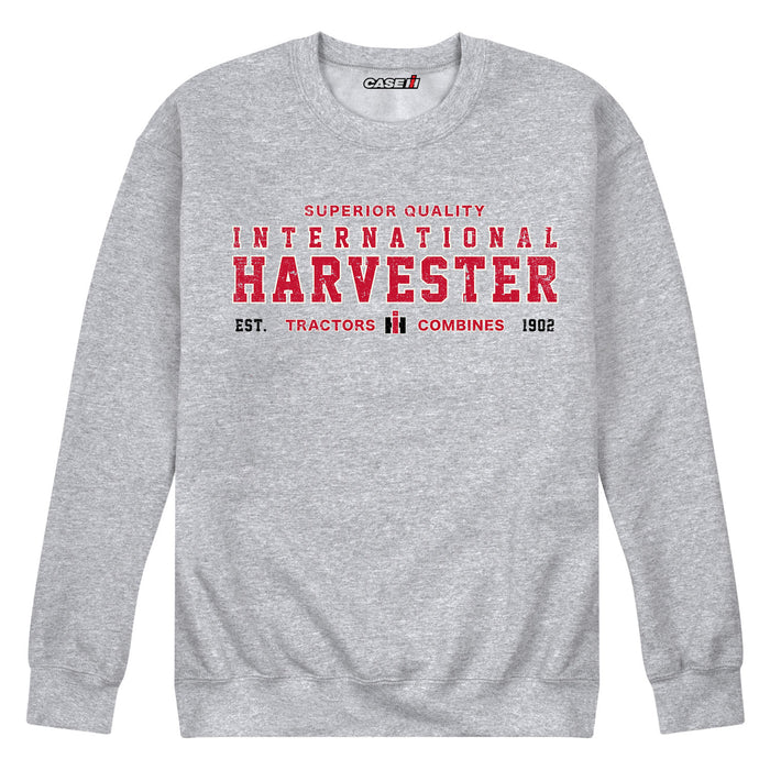 International Harvester Superior Quality Mens Crew Fleece