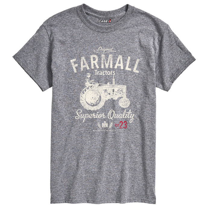 Original Farmall Tractors Superior Quality Mens Short Sleeve Tee