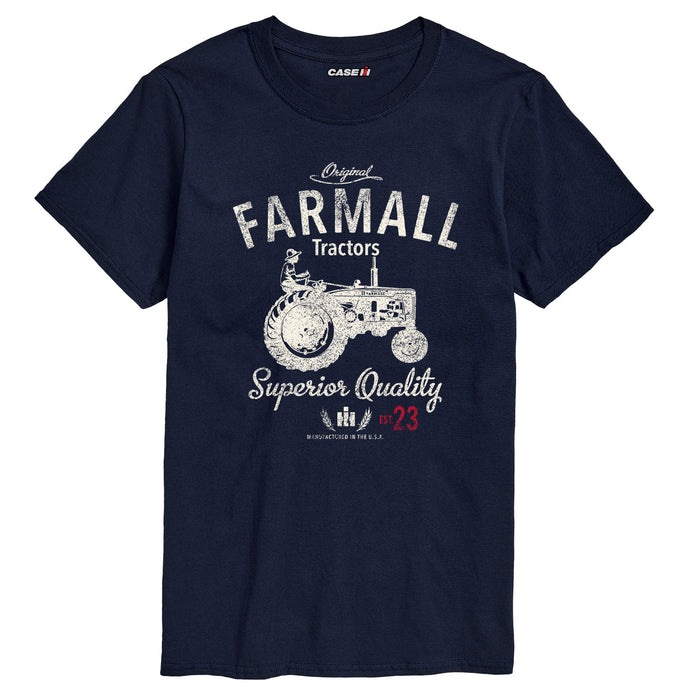 Original Farmall Tractors Superior Quality Mens Short Sleeve Tee