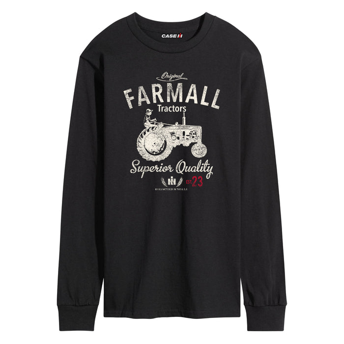 Original Farmall Tractors Superior Quality Mens Long Sleeve Tee