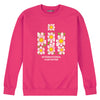 Abstract Daisies IH Womens Crew Fleece