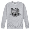 Barn with Sunflowers IH Womens Crew Fleece