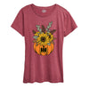 Fall Pumpkin Bouquet IH Womens Short Sleeve Tee
