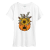 Fall Pumpkin Bouquet IH Womens Short Sleeve Tee