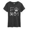 Farm Icons Womens Short Sleeve Tee