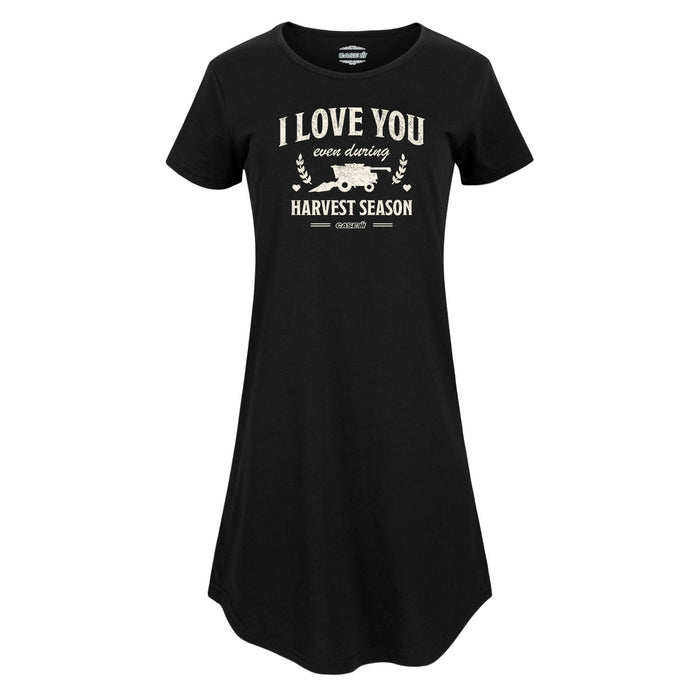 I Love You During Harvest Womens Any Way Dress