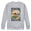 IH Simple Farm Scene Womens Crew Fleece