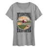 IH Simple Farm Scene Womens Short Sleeve Tee