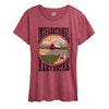 IH Simple Farm Scene Womens Short Sleeve Tee