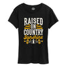 Raised on Country Sunshine Womens Short Sleeve Tee