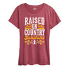 Raised on Country Sunshine Womens Short Sleeve Tee