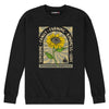 Retro Sunshine Sunflower Case Womens Crew Fleece