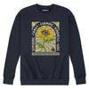 Retro Sunshine Sunflower Case Womens Crew Fleece