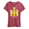Sunset Logo International Harvester Womens Short Sleeve Tee