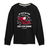 Get With The Flow Diagram Combine Case IH Kids Long Sleeve Tee