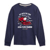 Get With The Flow Diagram Combine Case IH Kids Long Sleeve Tee