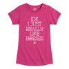 IDK I Like Horses IH Girls Short Sleeve Tee