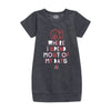 Most Of My Days Girls Fleece Dress