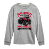 No Mud Too Deep Case IH Kids Long Sleeve Tee