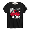 Sorry Im Late Tractor Case IH Boys Short Sleeve Tee