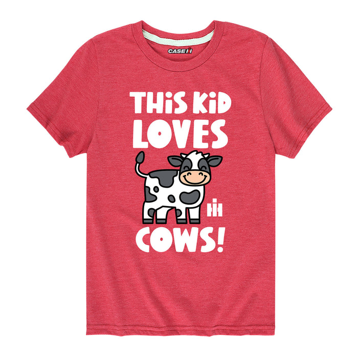 This Kid Loves Cows IH Boys Short Sleeve Tee
