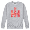 Marble Swirl Pastel IH Womens Crew Fleece