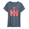Marble Swirl Pastel IH Womens Short Sleeve Tee