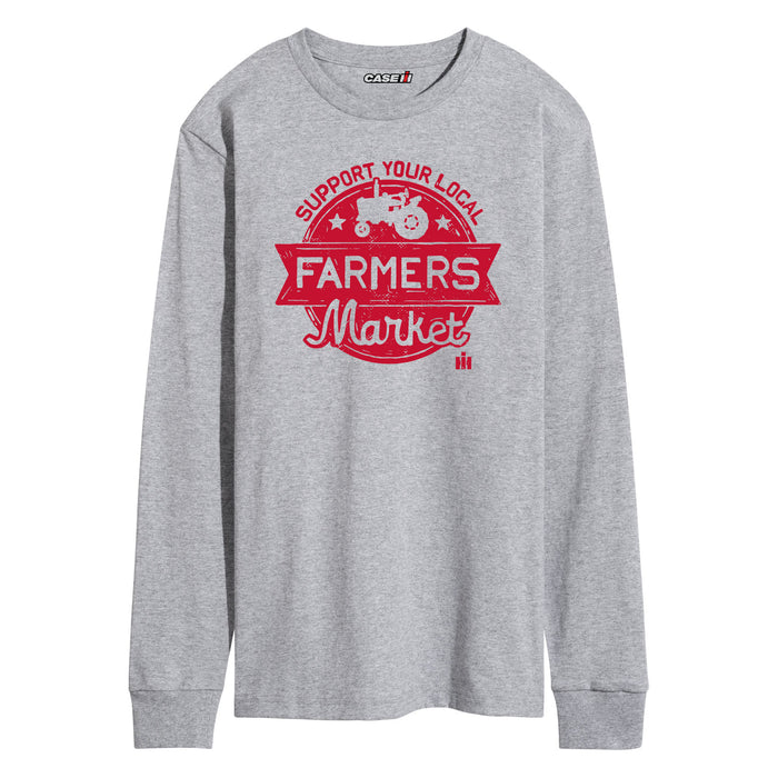 Support Local Farmers Market IH Mens Long Sleeve Tee