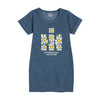 Abstract Daisies IH Girls Fleece Dress