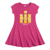 Sunset Logo International Harvester Girls Fit And Flare Dress