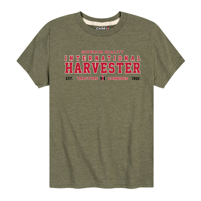 International Harvester Superior Quality Boys Short Sleeve Tee