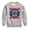 Farmall Authorized Dealer Sign Kids Crew Fleece