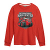 IH Metal Plate Badge Kids Long Sleeve Tee