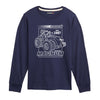 Case IH Magnum White Kids Long Sleeve Tee