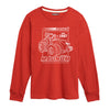 Case IH Magnum White Kids Long Sleeve Tee