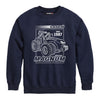 Case IH Magnum White Kids Crew Fleece