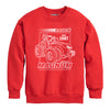 Case IH Magnum White Kids Crew Fleece