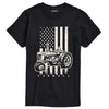 Farmall Tractor American Flag Mens Short Sleeve Tee
