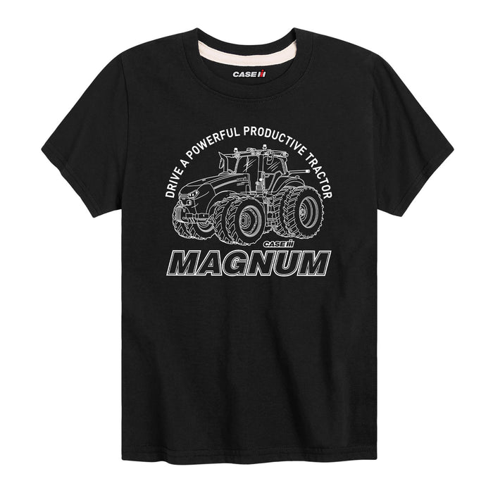 Magnum Drive Powerful Case IH Boys Short Sleeve Tee