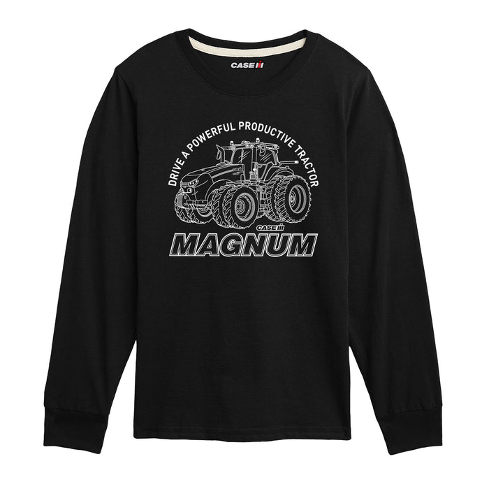 Magnum Drive Powerful Case IH Kids Long Sleeve Tee