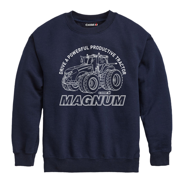 Magnum Drive Powerful Case IH Kids Crew Fleece