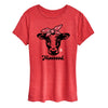 Mood Cow IH Womens Short Sleeve Tee