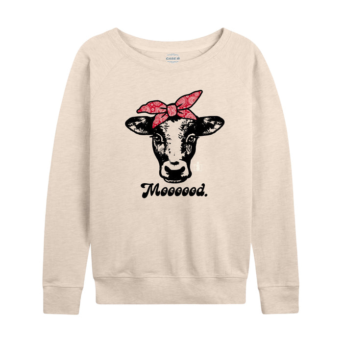 Mood Cow IH Womens French Terry Pullover