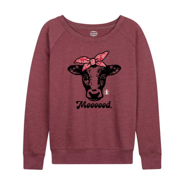 Mood Cow IH Womens French Terry Pullover