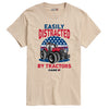 Easily Distracted by Tractors Mens Short Sleeve Tee