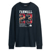 Farmall Varsity Mens Long Sleeve Tee